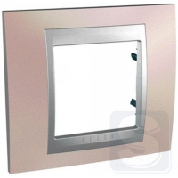 Рамка 1-я Schneider Unica Top Оникс Медн MGU66.002.096