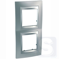 Рамка 2-я вертикальная Schneider Unica T MGU66.004V.038