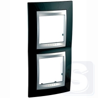 Рамка 2-я вертикальная Schneider Unica T MGU66.004V.093