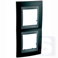 Рамка 2-я вертикальная Schneider Unica T MGU66.004V.293