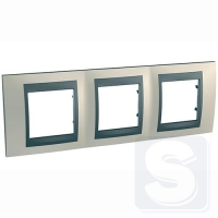 Рамка 3-я Schneider Unica Top Титановый/ MGU66.006.295