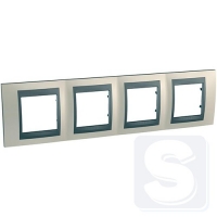 Рамка 4-я Schneider Unica Top Титановый/ MGU66.008.295