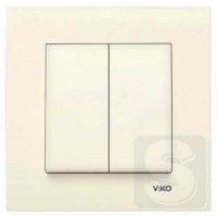 2-кл выключатель Viko Karre 90960102 крем
