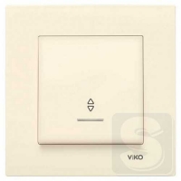 Переключатель с подсветкой Viko Karre 90960163 крем