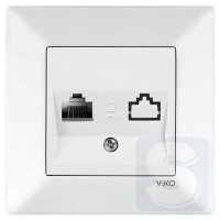 Компьютерная розетка rj-45 Viko Meridian 90970032 белый