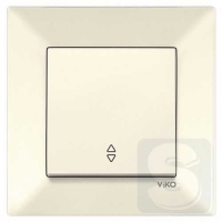 Переключатель одинарный Viko Meridian 90970204 крем