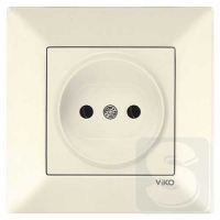 Розетка без заземления Viko Meridian 90970207 крем