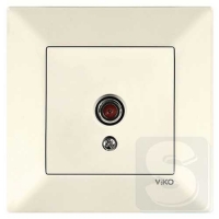 Розетка для тв концевая Viko Meridian 90970210 крем