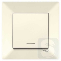 Выключатель с подсветкой Viko Meridian 90970219 крем