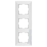 вертикальная 3-я рамка Viko Meridian 90979023 белый