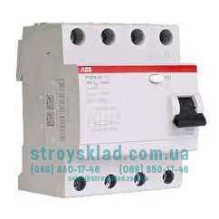 УЗО ABB 25A 4P 30мА FH204AC-25/0.03 2CSF204002R1250